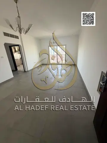 Apartment for annual rent: 2 bedrooms, a living room, and a balcony with super deluxe finishes. Located in Al Nuaimiya 1, Ajman—a vibrant area close t