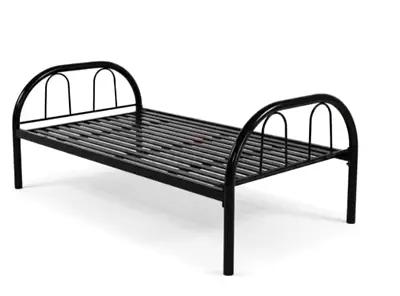 Steel single cot