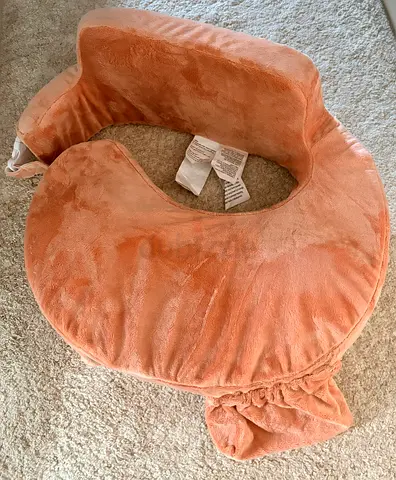 My Breast Friend Nursing / Feeding Pillow with Back Support - Light Peach