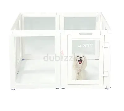 M-PETS Blanche Puppy Pen – 8 Panels – S (100x100x60cm) - Brand New