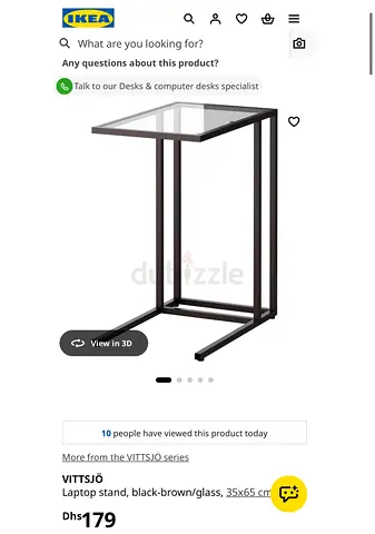 IKEA VITTSJÖ Laptop stand (35x55x65 cm) For both