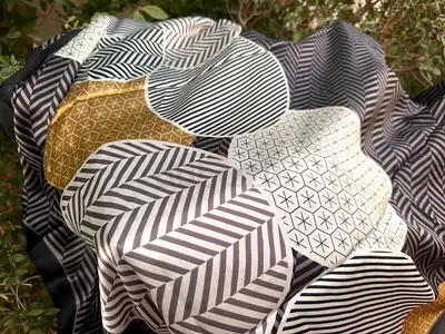 Large silk scarfs