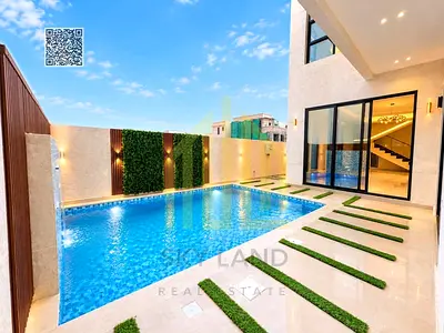 Luxury villa - 3 floors - registration fees included - in a good location - close to all services - excellent finishing - the best in Ajman