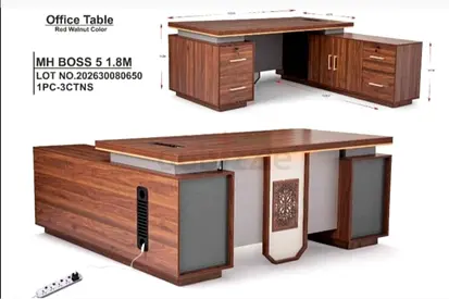 Brand New L shape office Table good quality 180cm size available