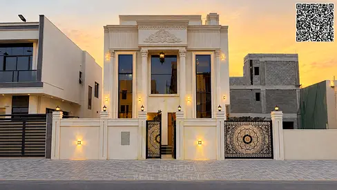 فيلا كلاسيك باقرب من السفير مول والخدمات | طابقين وروف _ 6 غرف ماستر ~ بسعر يشمل رسوم التسجيل