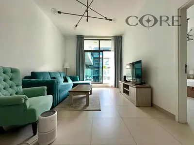شقة مفروشة بغرفة نوم واحدة | برايم فيوز ميدان | إطلالة على المسبح ووسط المدينة
