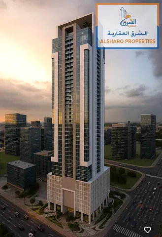Studio for sale in the Al-Aliya area, within the Azura project; 90,000 down payment and 4,195 installment.