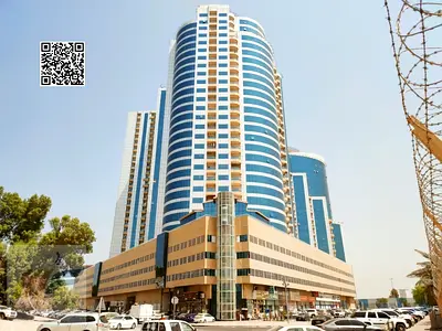 غرفة وصالة فاخرة للإيجار في أبراج الأورينت عجمان | 1,240 قدم² | 35,000 درهم سنوياً | مساحة استثنائية