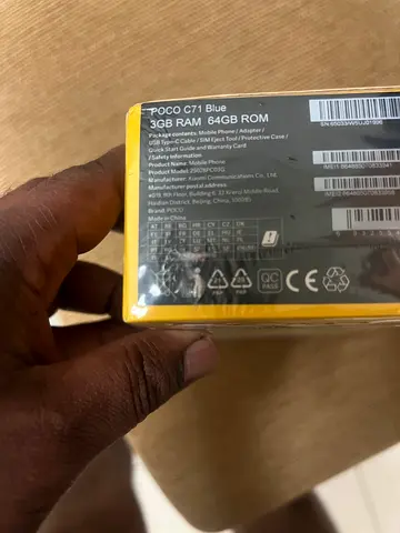 POCO C71 3GB RAM 64GB ROM - Brand New Sealed (Blue)