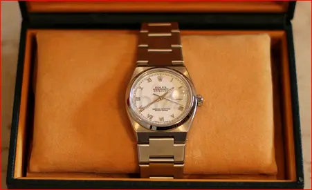 ROLEX S/S DATEJUST OYSTERQUARTZ 36MM WHITE ROMAN DIAL 17000 COLECTOR WATCH (BOX ONLY)
