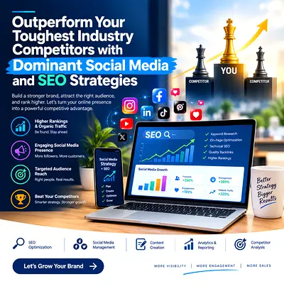 Outperform Your Toughest Industry Competitors with Dominant Social Media and SEO Strategies