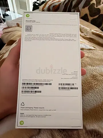 iPhone 18 pro max TDRA 256GB