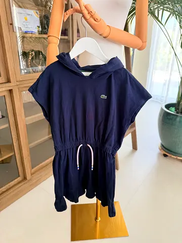 Lacoste blue dress girl hoody size 8
