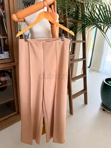 M&S beige trousers size UK14