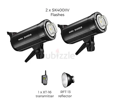 Godox SK400II-V Studio Flash Monolight (2pcs)