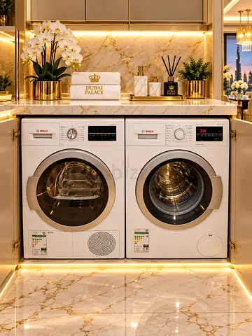 Bosch Series 6 9kg Washer + 9kg Dryer – Separate Laundry Pair | 9+9kg Set