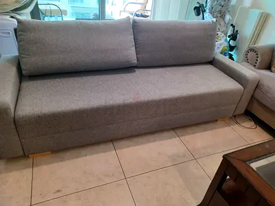 Grey 3-seater Sofa Bed in Good Condition