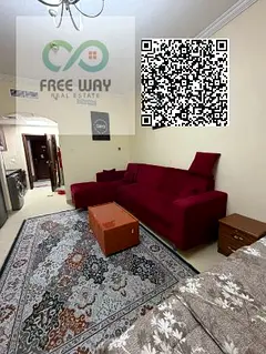 Studio for Monthly Rent – Ajman Al Yasmeen Towers A studio apartment is available for monthly rent