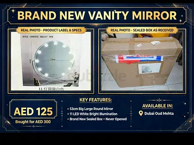Large size Vanity mirror