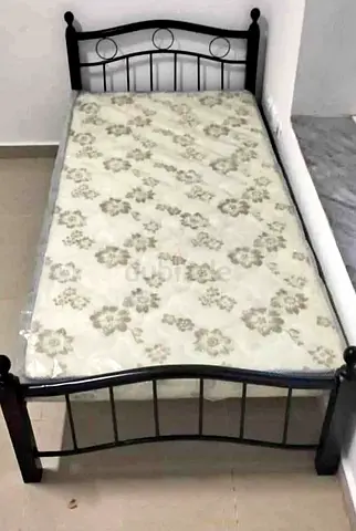 Used Single Bed Frame Wooden Steel Heavy Duty Strong Good Quality
