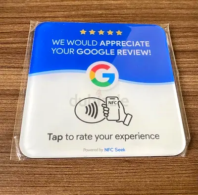 NFC Google review card (tap on the go)