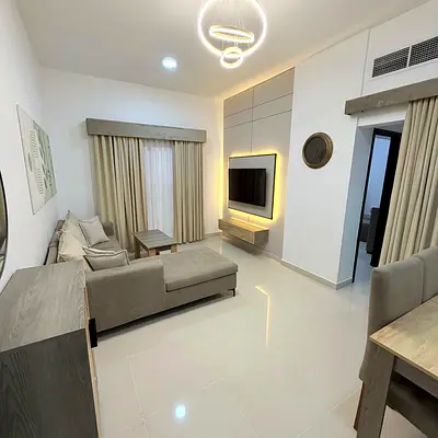 Luxury 1BHK furnished apartment in Ajman | Real photos | Neat & clean furniture | Bills & internet included | Similar units subject to availability