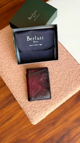 *BERLUTI* Jagua Card Holder Venezia Calf Leather *