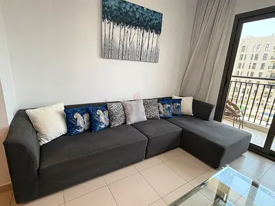 Custom-made L-shape Sofa with cushions