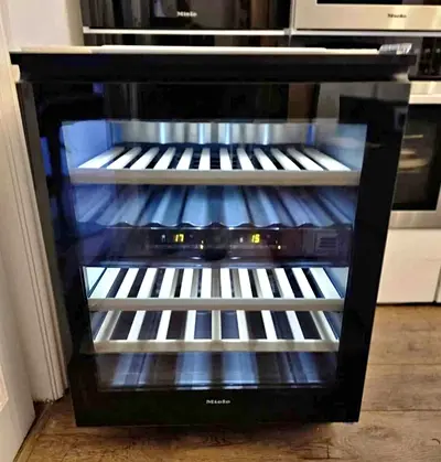 Miele built-in wine fridge dual zone