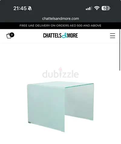 Coffee table 1mx1m / chattels and more