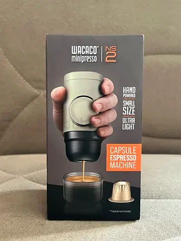 Wacaco Minipresso NS Portable Capsule Espresso Machine - Like New