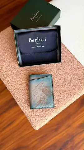 BERLUTI* Jagua Card Holder Venezia Calf Leather * *VIP QUALITY*