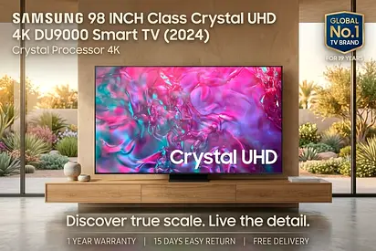 Samsung 98-inch Crystal UHD 4K DU9000 Smart TV (2024) - Excellent Condition
