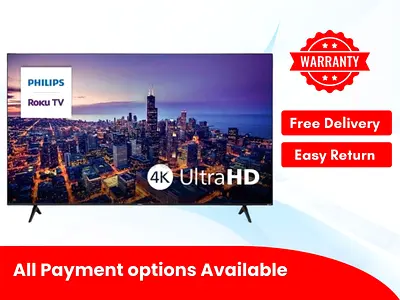 Philips 75 Inch TV | PUL6645 Series | 4K UHD Smart TV | HDR | Delivery | Warranty | New | 75PUL6645