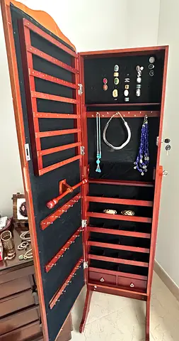 Jewelry Cabinet with Mirror