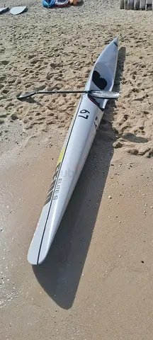 Elite S Carbon Sprint Kayak with Paddle — Ready to Race