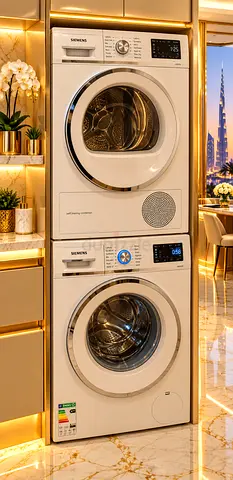 Siemens Stacked Washer & Dryer Set – Complete Laundry Pair | Working Condition