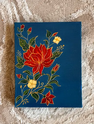 Handmade acrylic canvas painting medium