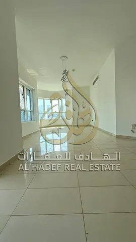 2 Bedroom Apartment for Annual Rent in Al Qasba Sharjah with Full Sea View, Separate Living Room, Large Distributor, Balcony, Free Gym, Pool, Parking