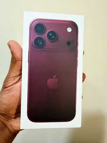 Iphone 18 pro max is 512gb Burgundy sealed pack