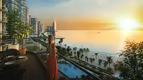 3BHK Duplex - Water Front Privet Beach _ Downtown _ 10% Down Payment _ 0.5% Monthly _ WATERFRONT PRI