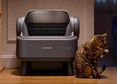 Onesail automatic self-cleaning covered cat litter box - excellent condition