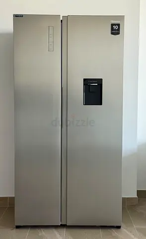 Hisense HS91518D, 670 Litres Side by Side Refrigerator with Water Dispenser, Inverter Compressor, No