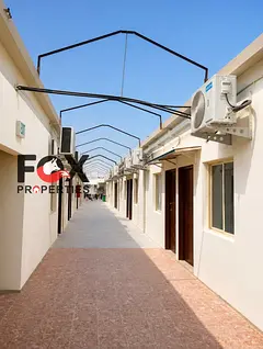 Workers’ Accommodation for Rent in Ajman Industrial Area | 25 Rooms | Up to 8 People per Room | Ut