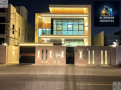 Luxury Villa in Al Rawda, Ajman | Exceptional elegance and a prime location, featuring modern design and spacious interiors.