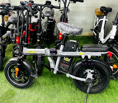 New Voltrix Electric Folding Bike - Compact Commuter Scooter