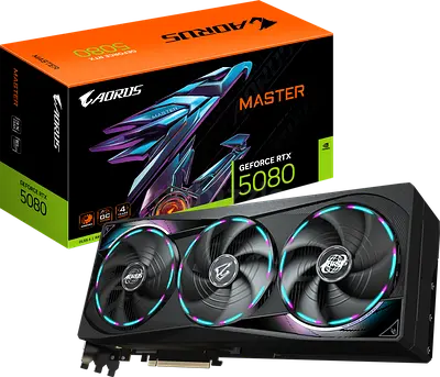 Gigabyte AORUS GeForce RTX 5080 Master OC Edition Graphics Card 16GB - Brand New with Warranty
