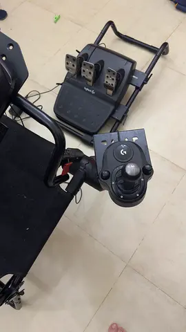 Logitech G driving pedal set and joystick controller — used only few times, working perfectly fine