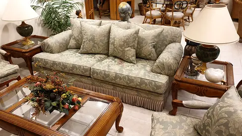 Elegant Sage Green Lounge Suite – 7-Piece Set