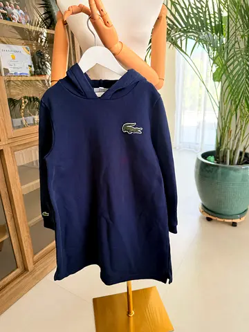 Lacoste hoody dress girl size 8